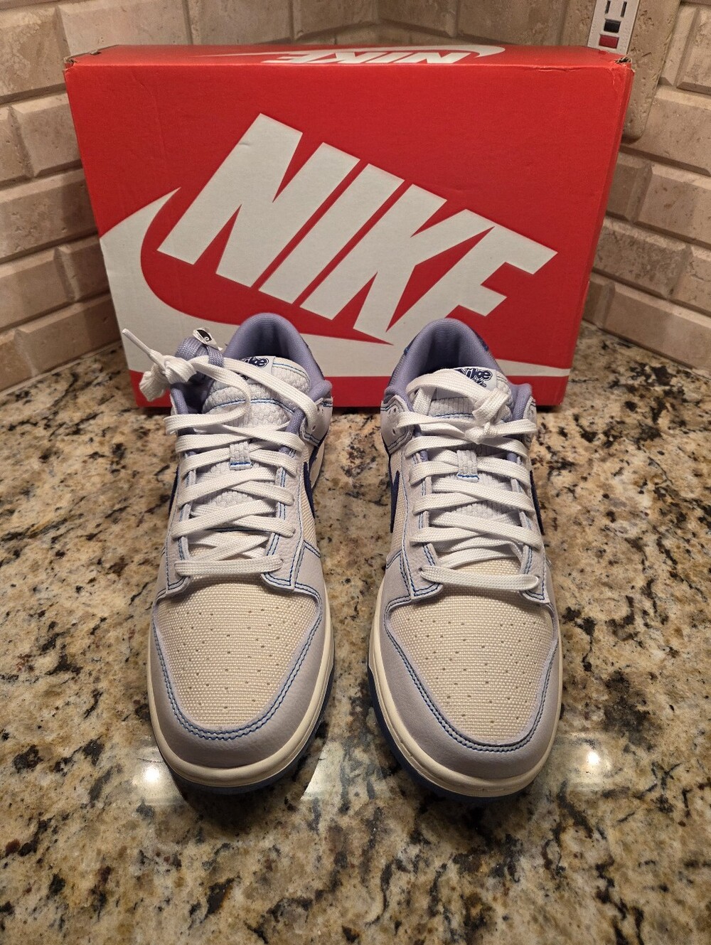 Nike Dunk Low Retro SE White Blue Void Pure Platinum Men 10/Women 11.5